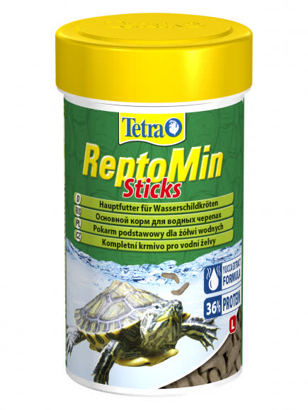 Tetra ReptoMin корм в виде палочек для водных черепах 100 мл Tetra ReptoMin корм в виде палочек для водных черепах 100 мл