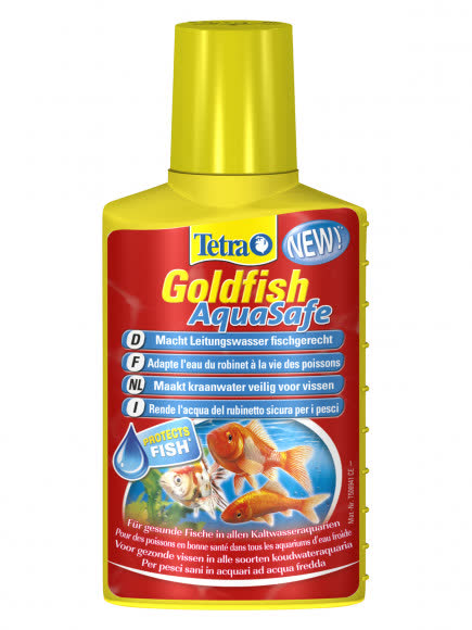 Tetra AquaSafe Goldfish кондиционер для подготовки воды для золотых рыб 100 мл