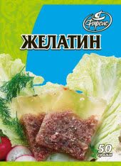 Желатин Фарсис 50 гр (упаковка 20 шт)