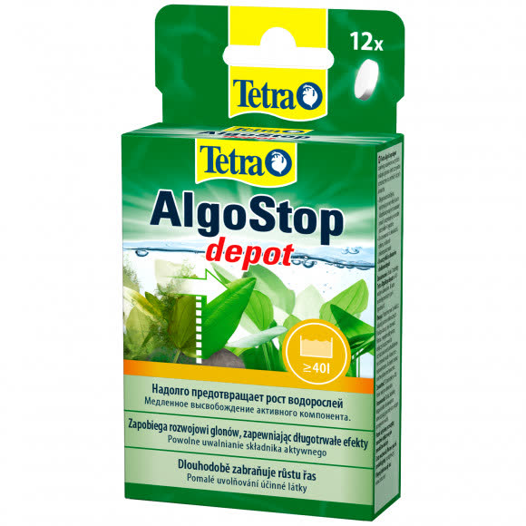 Tetra AlgoStop Depot средство против водорослей длительного действия 12 таб. ( замена 157743) Tetra AlgoStop Depot средство против водорослей длительного действия 12 таб. ( замена 157743)