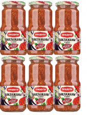 Баклажаны в аджике 6х520гр (ПИКАНТА)