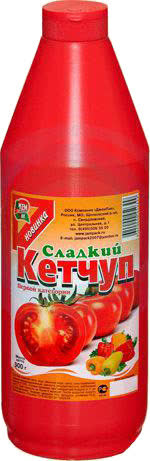 Кетчуп Джем Пак сладкий 900 гр (упаковка 12 шт)