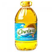 Масло подсолнечное Олейна рафинированное 5л (упаковка 3 шт)