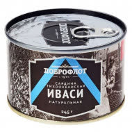 Сардина (ИВАСИ) НДМ ж/б 24х245г №6 ГОСТ (Доброфлот) (104) В177