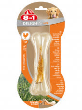 8in1 DELIGHTS Strong M косточка сверхпрочная с куриным мясом для средних и крупных собак 14,5 см