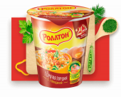 Лапша Роллтон с говядиной (Стакан) 70 гр (упаковка 24 шт)