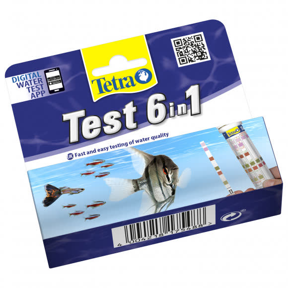TetraTest 6 в 1 GH/KH/NO2/NO3/pH/Cl полоски для пресной воды 25 шт. TetraTest 6 в 1 GH/KH/NO2/NO3/pH/Cl полоски для пресной воды 25 шт.