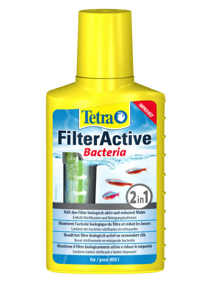 Tetra FilterActive кондиционер для поддержания биологической среды 100 мл Tetra FilterActive кондиционер для поддержания биологической среды 100 мл
