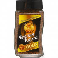 Кофе Черная Карта Голд 95 гр (упаковка 12 шт)