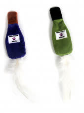 Petpark игрушка для кошек 2 бутылочки с перьями 19 см разноцветные, хрустящие