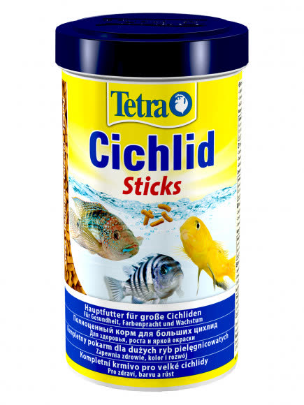 TetraCichlid Sticks корм для всех видов цихлид в палочках 500 мл TetraCichlid Sticks корм для всех видов цихлид в палочках 500 мл