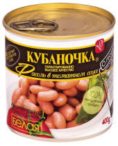 Фасоль Белая в томат. соусе 12х400гр (КУБАНОЧКА) (104) Фасоль Белая в томат. соусе 12х400гр (КУБАНОЧКА) (104)