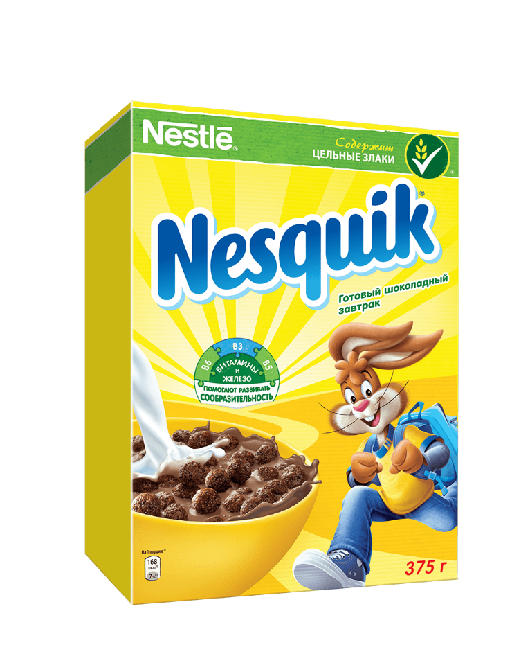 Готовый завтрак Несквик 250гр. Хлопья Nesquik 250гр. Готовый завтрак Nestle Nesquik, 250 г. Завтрак Несквик 250г* пакет.