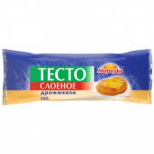 Тесто Морозко слоеное дрожжевое 500 гр (упаковка 12 шт) Тесто Морозко слоеное дрожжевое 500 гр (упаковка 12 шт)