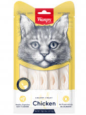 Wanpy Cat Лакомство для кошек «нежное пюре» из курицы 70 г Wanpy Cat Лакомство для кошек «нежное пюре» из курицы 70 г