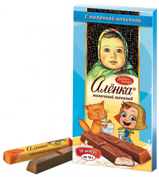 Аленка Шоколад 100г. 1х4х17 Порционный (П-70 Р-10)