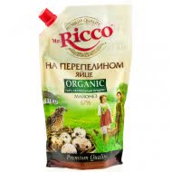 Майонез Mr.Ricco перепелиное яйцо 375 гр (упаковка 12 шт)