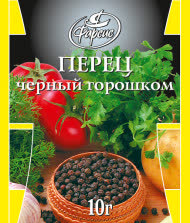 Перец черный горошек Фарсис 10 гр (упаковка 100 шт) Перец черный горошек Фарсис 10 гр (упаковка 100 шт)