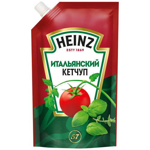 Кетчуп (Хайнц) Итальянский 16х320гр (84) дой пак