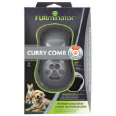 Расческа FURminator резиновая Curry Comb зубцы 5 мм Расческа FURminator резиновая Curry Comb зубцы 5 мм