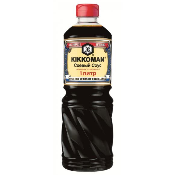 Соус соевый KIKKOMAN 1 л (упаковка 6 шт)