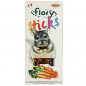 FIORY палочки для шиншилл Sticks с морковью 2х40 г FIORY палочки для шиншилл Sticks с морковью 2х40 г