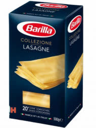 Макароны Лазанья №89 15х500гр (БАРИЛЛА) (56) 857 Макароны Лазанья №89 15х500гр (БАРИЛЛА) (56) 857