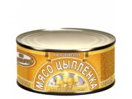 Мясо цыпленка в с/с  ГОСТ №8 Скопин 325 гр (упаковка 18 шт)