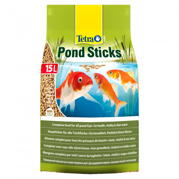 Tetra Pond Sticks корм для прудовых рыб в палочках 15 л