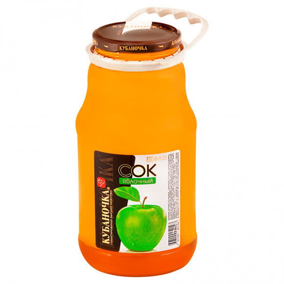 Сок Яблочный 6х1,9л (КУБАНОЧКА) (50)