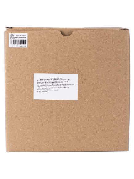 SuperDesign миска для собак меламиновая 500 мл, белая SuperDesign миска для собак меламиновая 500 мл, белая