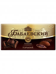 Бабаевский Шоколад 100г. 1х4х17 Горький (П-72 Р-6)