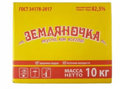 Спред Земляночка 82,5% Монолит 10 кг