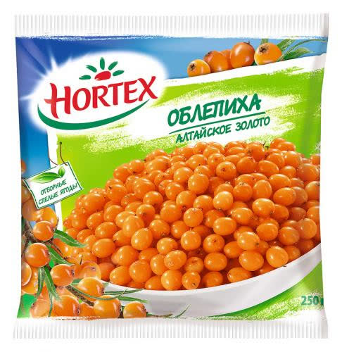 Облепиха замороженная Хортекс 250гр