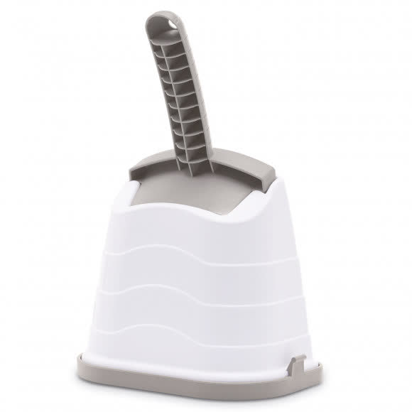 IMAC совочек для туалета на подставке ROMEO 28 см, серо-бежевый