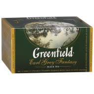 Чай Гринфилд Эрл грей фэнтези 25 пакетиков (упаковка 10 шт)