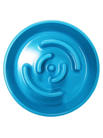 SuperDesign миска меламиновая для медленного поедания 900 мл, синяя