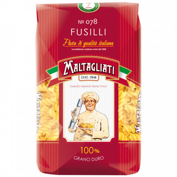 Макароны Мальтальяти 20х450гр Спираль № 078