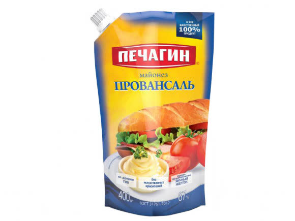 Майонез Печагин "Провансаль" 67% Оливковый 400 мл (упаковка 25 шт)