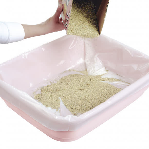 IMAC туалет-лоток для кошек DUO с совочком на подставке 50х40х15h см, нежно-розовый IMAC туалет-лоток для кошек DUO с совочком на подставке 50х40х15h см, нежно-розовый