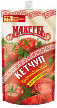 Кетчуп краснодарский с дозатором Махеевъ 300 гр (упаковка 16 шт)
