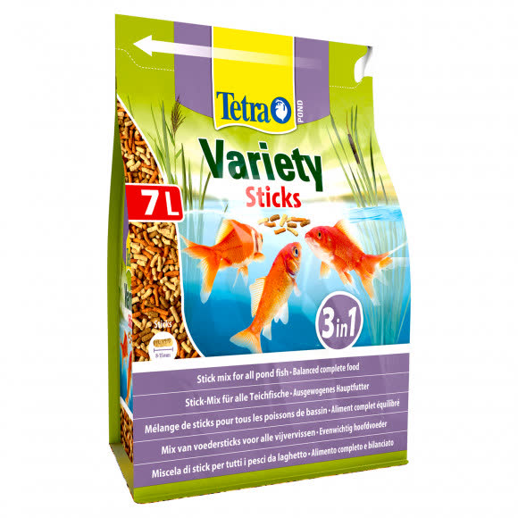Tetra Pond Variety Sticks корм для прудовых рыб (3 вида палочек) 7 л Tetra Pond Variety Sticks корм для прудовых рыб (3 вида палочек) 7 л