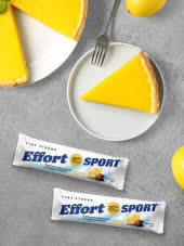 Батончик протеиновый EFFORT SPORT 40г 1х6блх24шт Лимонный пирог (77)