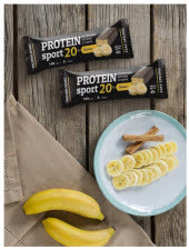 Батончик протеиновый PROTEIN SPORT 40г 1х6блх24шт Банан (77)