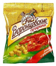 Сухарики "Воронцовские" 40г. 1х28 Раки с Укропом (П-144 Р-18)
