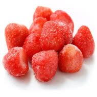 Клубника замороженная класс А Египет 1кг (упаковка 10 шт)