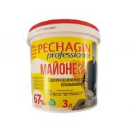 Майонез Печагин Professional 67% ведро 3л (упаковка 2 шт)