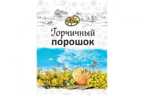 Горчичный порошок Фарсис 1000 гр (упаковка 8 шт)