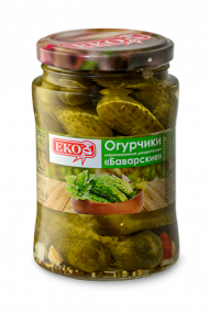 Огурчики Баварские (6-9см) 12х680мл (ЭКО)