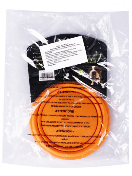 SuperDesign миска силиконовая складная малая 380 мл оранжевая SuperDesign миска силиконовая складная малая 380 мл оранжевая